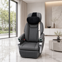 Siège en cuir Van Captain avec options de couleurs personnalisées, siège aéro électrique inclinable pour Vito Camper Van & MPV – Amélioration