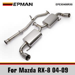 EPMAN RX-8 1.3L Double <span class=keywords><strong>3</strong></span> Embout de silencieux Racing Catback Système d'échappement pour 04-08 <span class=keywords><strong>Mazda</strong></span> EPEX0408RX8 - Product Image 5
