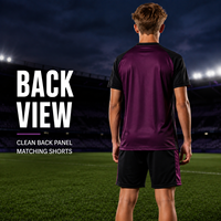 Tenue de football personnalisée pour jeunes, maillot à manches courtes en tissu mesh respirant, pour équipes sportives juniors, commandes en gros personnalisées