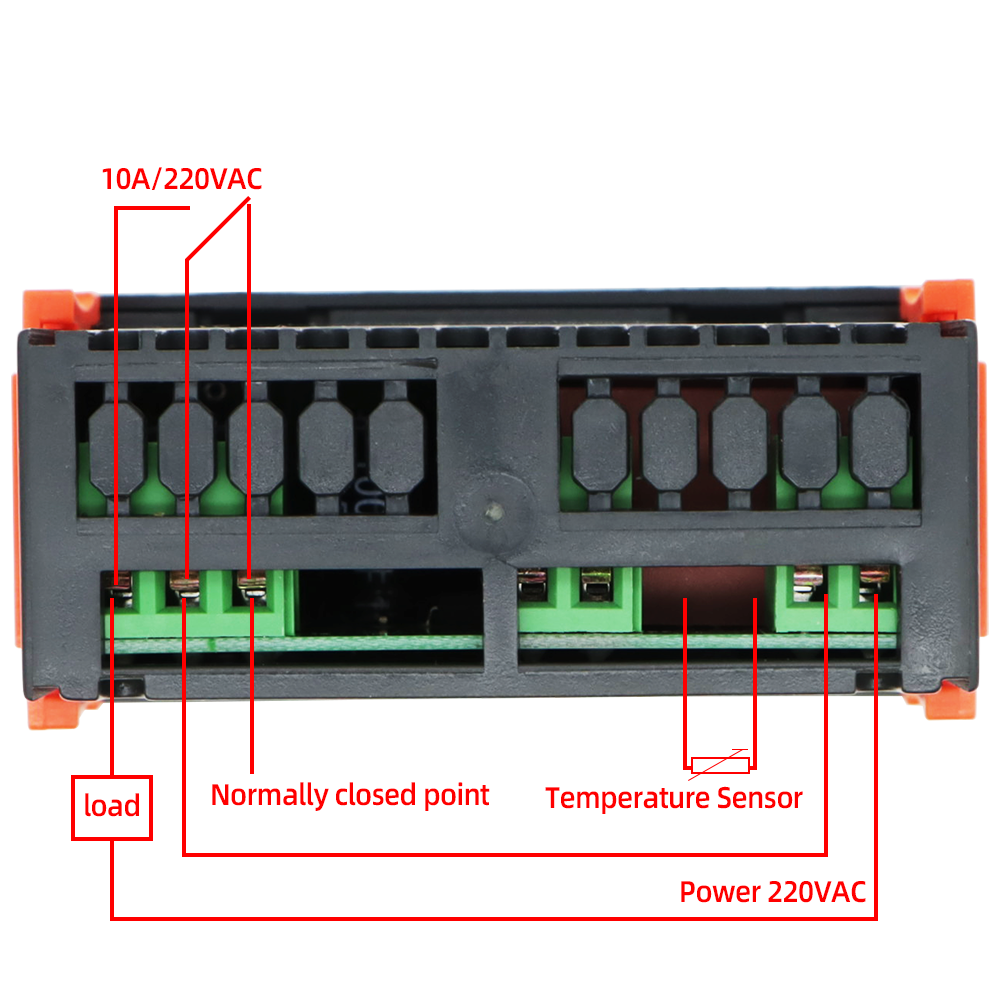 STC-100A Temperature Controller Cool Heat Refrigerator Thermostat AC 220V Regulator Thermoregulator Thermocouple 2M NTC sensor(图2)