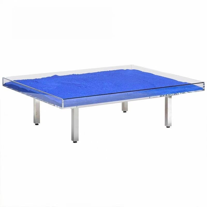 Sable de remplissage bleu