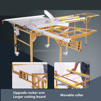 Machine à bois portable table coulissante de précision scie à panneaux machine à bois