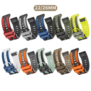 Nouvelle Arrivée 2026 – <span class=keywords><strong>Bracelet</strong></span> de <span class=keywords><strong>Montre</strong></span> Sport en Silicone Bicolore 22mm 26mm – <span class=keywords><strong>Bracelet</strong></span> de Remplacement à Fixation Rapide pour <span class=keywords><strong>Montre</strong></span> <span class=keywords><strong>Garmin</strong></span> - Product Image 2