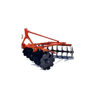 Disc Harrow Farm <b>Cultivator</b> Red 8 Discs For Tractor Tilling Land Preparation - Product Image 3
