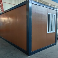 Mobile Portable Pliant Structure En Acier Préfabriqué Premade Petite Maison Bureau À Domicile Casa 10x20 Expédition Conteneur De Stockage Voiture Garage