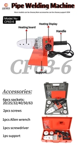 เครื่องเชื่อมท่อ <span class=keywords><strong>PPR</strong></span> พลาสติก20-63มม. เครื่องเชื่อมท่อพลาสติก - Product Image 2