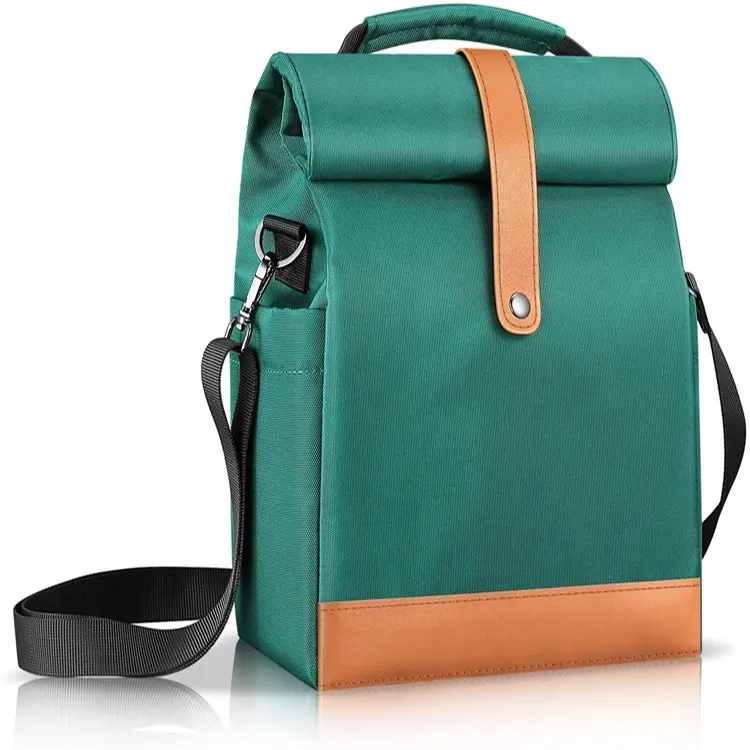 Зеленая большая изолированная сумка на 16 л, водонепроницаемая сумка-холодильник на 25 шт., Термосумка для пикника, сумка для обеда для кемпинга на открытом воздухе