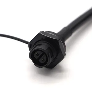 Novo cabo de extensão à prova d'água, conector de bloqueio rápido Ip67 Ip65 de 5 pinos à prova d'água