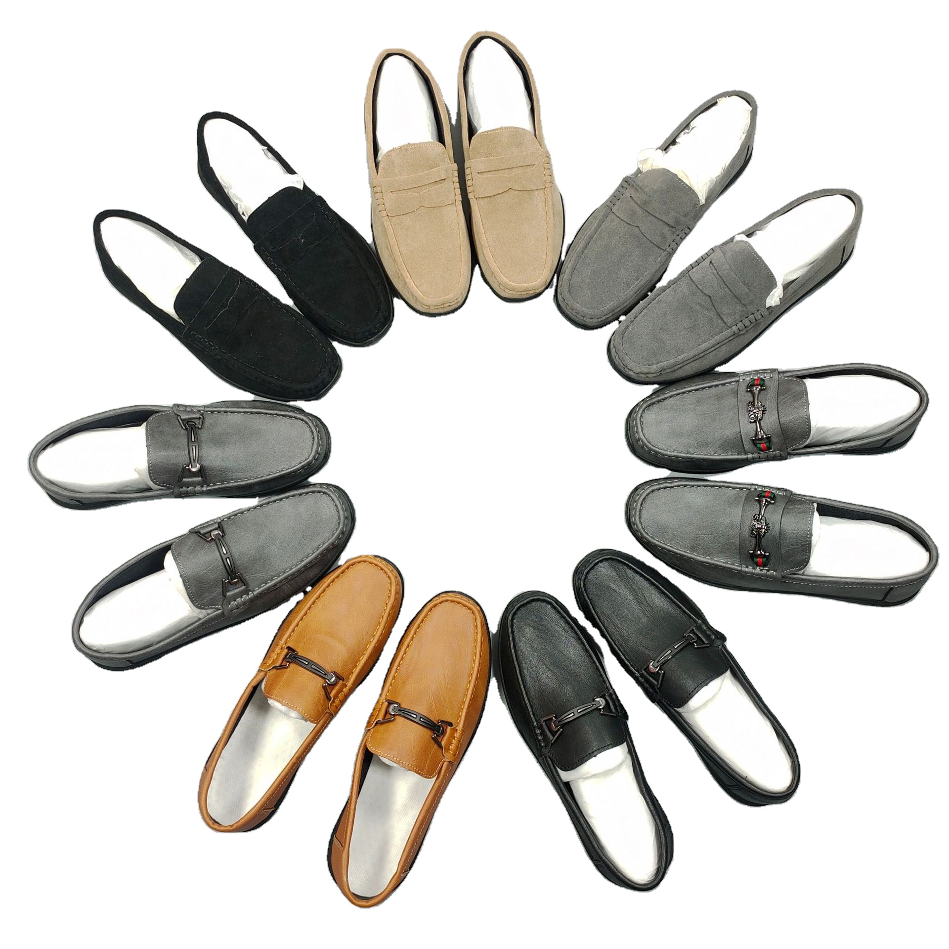 Мужская повседневная обувь, летние кроссовки, лоферы, обувь для вождения