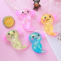 Mainan Axolotl Lucu yang Lembut, Slow Rising, Pereda Stres, Mainan Sensorik Fidget