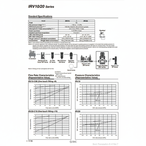 Pièces pneumatiques de régulateur de vide de IRV10A-LC06B pneumatique de SMC - Product Image 1