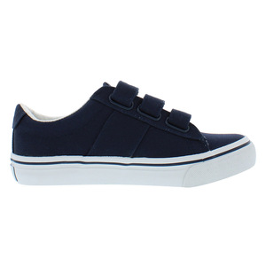 Polo Sayer Ez Ps Boys <b>Shoes</b> Navy Paper White Canvas <b>Hook</b> Loop Closure Spring Autumn Casual Kids <b>Shoes</b> - Product Image 4