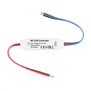 <span class=keywords><strong>Mini</strong></span> controlador LED M3, atenuador de un solo color, doble blanco, RGB, con control remoto RF de 433MHz, para tira de luz - Product Image 3