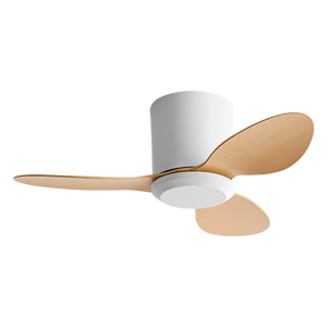 Venta al por mayor BLDC Motor ventiladores de techo sin luz silencioso Control remoto ventilador de techo sin luz alto CFM Reversible ABS aspas - Product Image 5