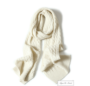 Poncho in Cashmere sciarpa in Cashmere in maglia invernale per donne e donne. - Product Image 2
