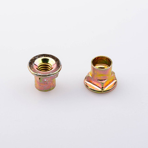 Step Adjustment Riveting Nuts 1-412 Zinc Alloy Plated Durable Home Furniture Connectors - Product Image 1