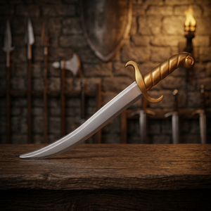 Épée de pirate courbée de couleur or, accessoire de déguisement - Product Image 6