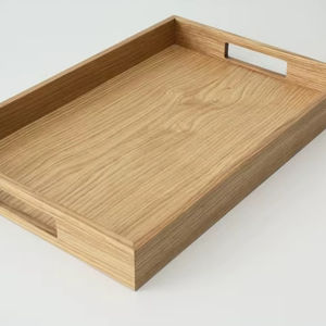 Plateau de service en bois pour collations, thé, boissons, petit-déjeuner, vaisselle de cuisine, vente en gros de planches de service - Product Image 1