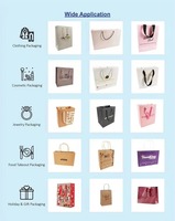 Sacchetti di Carta di Lusso Personalizzati per Shopping, Stampa Personalizzata su Carta Artistica Resistente per Gioielli, Regali, Abbigliamento, Scarpe, Pellicce con Nastro