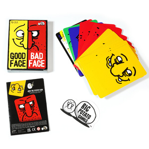 Good Face Bad Face, <span class=keywords><strong>Juego</strong></span> <span class=keywords><strong>de</strong></span> Cartas Personalizable, Divertido <span class=keywords><strong>Juego</strong></span> <span class=keywords><strong>de</strong></span> Adivinanzas con Expresiones Espeluznantes, <span class=keywords><strong>Juego</strong></span> <span class=keywords><strong>de</strong></span> <span class=keywords><strong>Mesa</strong></span> Interactivo para Viajes Familiares y Fiestas - Product Image 2