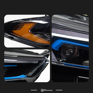 Feux de voiture AKD pour <span class=keywords><strong>Ford</strong></span> Fusion, phares 2017-2020, phares LED Mondeo, signal dynamique, animation DRL, modèles BMW modifiés - Product Image 5