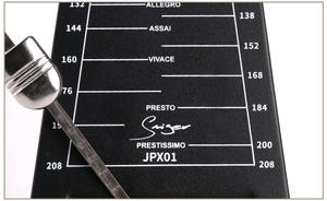 Metronomo meccanico degli strumenti musicali di marca di logo su ordinazione dell'oem per il musicista del sassofono del violino del tamburo del pianoforte - Product Image 3