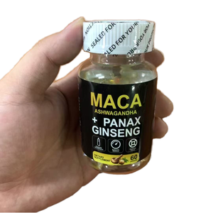 Maca Gélules pour Hommes Amélioration Vitamine Herbes Nutrition Santé Compléments avec Ashwagandha Panax <span class=keywords><strong>Ginseng</strong></span> pour Adultes - Product Image 6