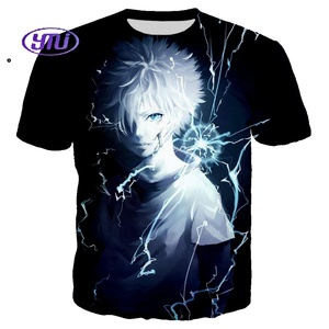 Nuevas camisetas japonesas con estampado 3D para mujer <span class=keywords><strong>HxH</strong></span> Streetwear moda manga corta para hombres camiseta de Anime - Product Image 4
