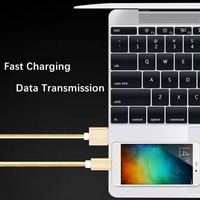 Cable de Carga de Nailon de Alta Calidad 2026, Cable USB V8 Trenzado para Transferencia de Datos para Teléfonos Inteligentes