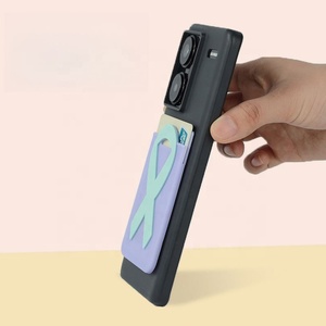 Dompet ponsel silikon warna ganda, wadah kartu silikon dua warna untuk siswa dan <span class=keywords><strong>promo</strong></span> - Product Image 4