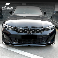 Para BMW Serie 3 G20 LCI 2023+ 320i 325i M Sport, Kit de Carrocería con Parachoques Delantero de Fibra de Carbono ABS, Color Negro Brillante, Suministro al por Mayor FEIXIAN