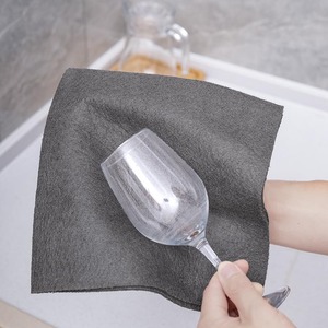 DS4983 Chiffon de nettoyage en verre épaissi réutilisable pour vitres, chiffon de nettoyage pour cuisine, serviette de nettoyage en fibre de <span class=keywords><strong>bambou</strong></span> - Product Image 3