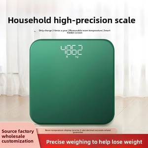 เครื่องชั่งน้ำหนัก<span class=keywords><strong>ดิจิตอล</strong></span>อัจฉริยะ LCD  รับน้ำหนักได้ 180 กก. ใช้พลังงานจากแบตเตอรี่ สำหรับใช้ในครัวเรือน - Product Image 2
