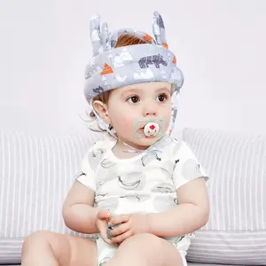 婴儿护头器批发可调式防摔婴儿学步靠垫头型保护枕婴儿安全帽