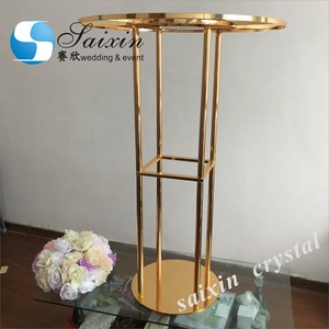 ZT-355 Décoration de mariage de luxe, centre de table de haute qualité, support à fleurs <span class=keywords><strong>en</strong></span> métal haut - Product Image 5
