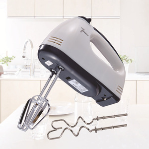 7 Speed Electric Hand Mixer With Wire Whip And Dough Hook For Baking And Mixing - Product Image 1