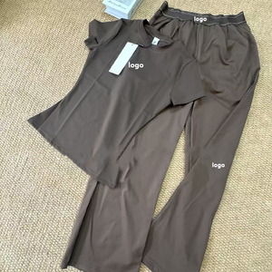 Pantaloni Larghi Estivi da Donna AIL Personalizzati di Marca di Lusso, Casual, per Yoga, Traspiranti e Confortevoli - Product Image 4