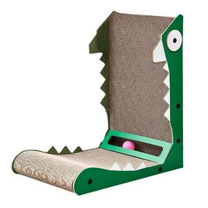 Pet Cat Scratching Board Double-sided Splicing Wavy <b>Pattern</b> Multi-layer Corrugated <b>Paper</b> Cactus Cat Scratcher - Product Image 2