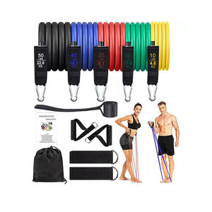 Juego de Bandas de Resistencia para Ejercicio, 11 Piezas, <span class=keywords><strong>con</strong></span> Logotipo Personalizado al por Mayor, para Gimnasio en Casa, Fitness, Ejercicio - Product Image 1