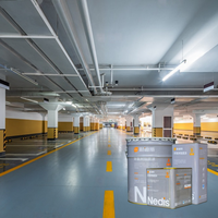 Peinture pour sol en ciment GMP antidérapante et résistante à l'usure, auto-nivelante, couleur sable époxy pour parking, immeuble de bureaux, atelier