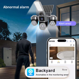 Cámara de Seguridad CCTV Solar PTZ para Exteriores V380pro, Domo CMOS, Visión Nocturna en la Nube, IP66, Detección de Movimiento, Batería de Litio Recargable de 8000 mAh - Product Image 5