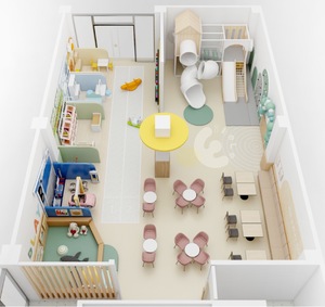 Eibele Promotion : Mini-<span class=keywords><strong>ville</strong></span> de jeu d'imitation pour enfants, équipement commercial de parc d'attractions intérieur pour enfants - Product Image 6