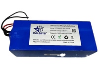 Baterai Lithium Melasta Deep Cycle 26650 ODM Kustom 8S3P Isi Ulang 25.6V 9.6Ah Lifepo4 untuk Kursi Roda Listrik