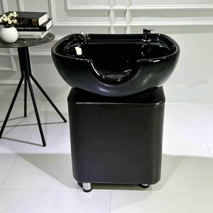 Lavacabezas de Cerámica para Salón, Diseño Minimalista, Fácil de Limpiar, Mueble Comercial para Baño - Product Image 2