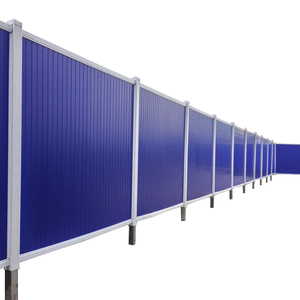 Trắng ColorBond PVC tích trữ Bảng điều chỉnh tạm thời xây dựng trang web an ninh hàng rào cho trang trại sử dụng - Product Image 6