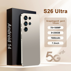 สมาร์ทโฟน <span class=keywords><strong>S26</strong></span> Ultra รุ่นฮิตขายดีปี 2025 Octa-core Mtk แรม 16GB+รอม 1TB กล้องคู่ 48MP หน้าจอ 7.3 นิ้ว HD AMOLED แบตเตอรี่ 7000mAh รองรับภาษาสเปน/ฝรั่งเศส/เยอรมัน - Product Image 2