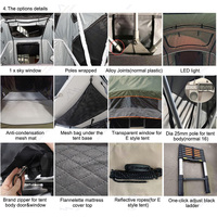 Tente de toit de voiture Fournisseurs Camion Camping Voiture Auvent extérieur Tente de voiture extérieure pour SUV