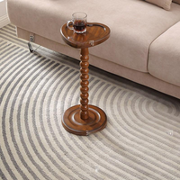 Table basse moderne extensible en bois de chêne massif de luxe américain pour salon, utilisable en extérieur et compatible multi-pièces