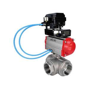 ลูกบอลสแตนเลส AISI 316 DNOVA 3h-l-rpss316200mm-iso-pnevpr-da-epp-boz เกลียว Npt/bsp นิวเมติก 3h-l-rpss316200mm-iso-pne - Product Image 5