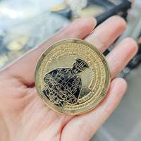 Pièce de monnaie ronde personnalisée en or et en argent, pièce de monnaie de défi double, pièce de monnaie ronde personnalisée avec gravure